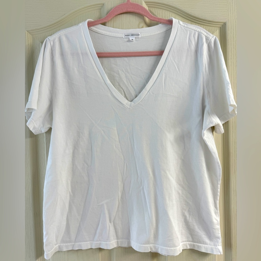 Good American V-neck Tee